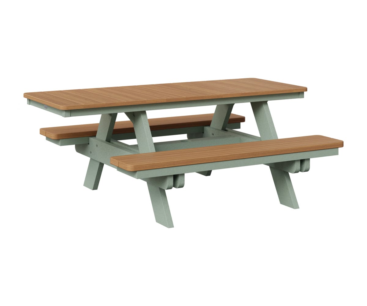 Berlin Gardens ADA Rectangular Poly Lumber Picnic Table