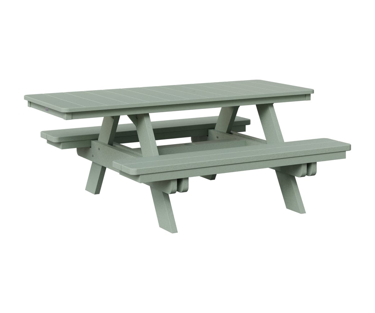 Berlin Gardens ADA Rectangular Poly Lumber Picnic Table