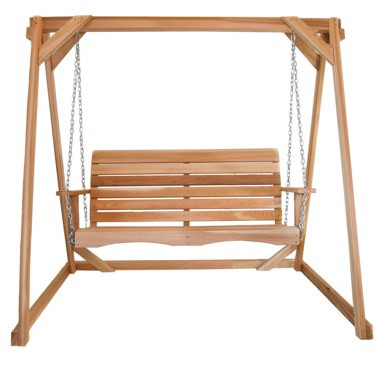 All Things Cedar Duncan Red Cedar Swing & Stand