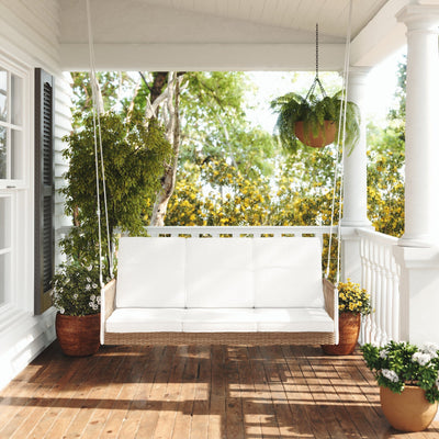 East Green Anderson Porch Swing with Cushions