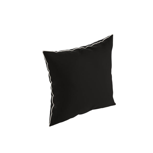 Cushion Perfect Sunbrella Square Outdoor Accent Pillow with Contrasted Piping