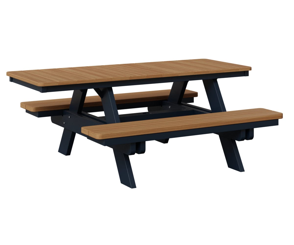 Berlin Gardens ADA Rectangular Poly Lumber Picnic Table