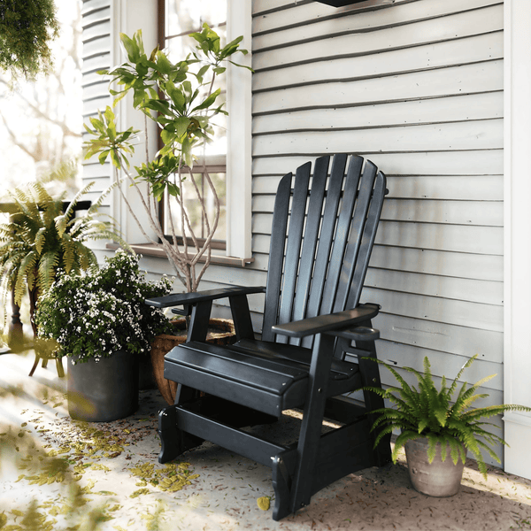 Keystone Amish Co. Adirondack Poly Composite Glider Chair