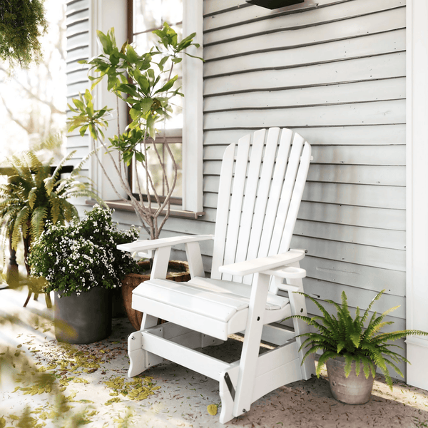 Keystone Amish Co. Adirondack Poly Composite Glider Chair