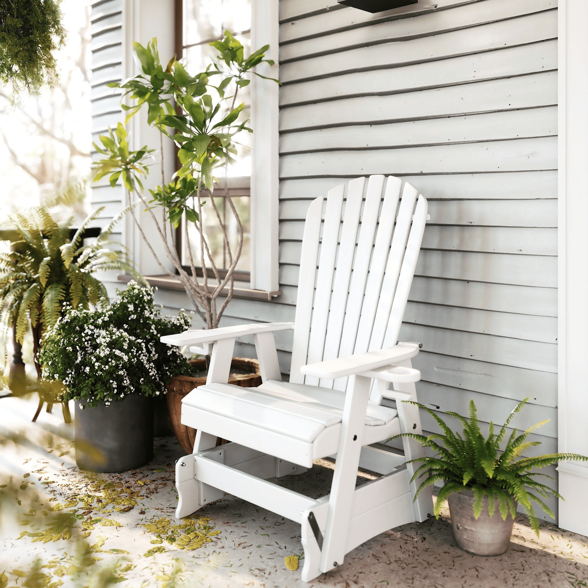 Keystone Amish Co. Adirondack Poly Composite Glider Chair