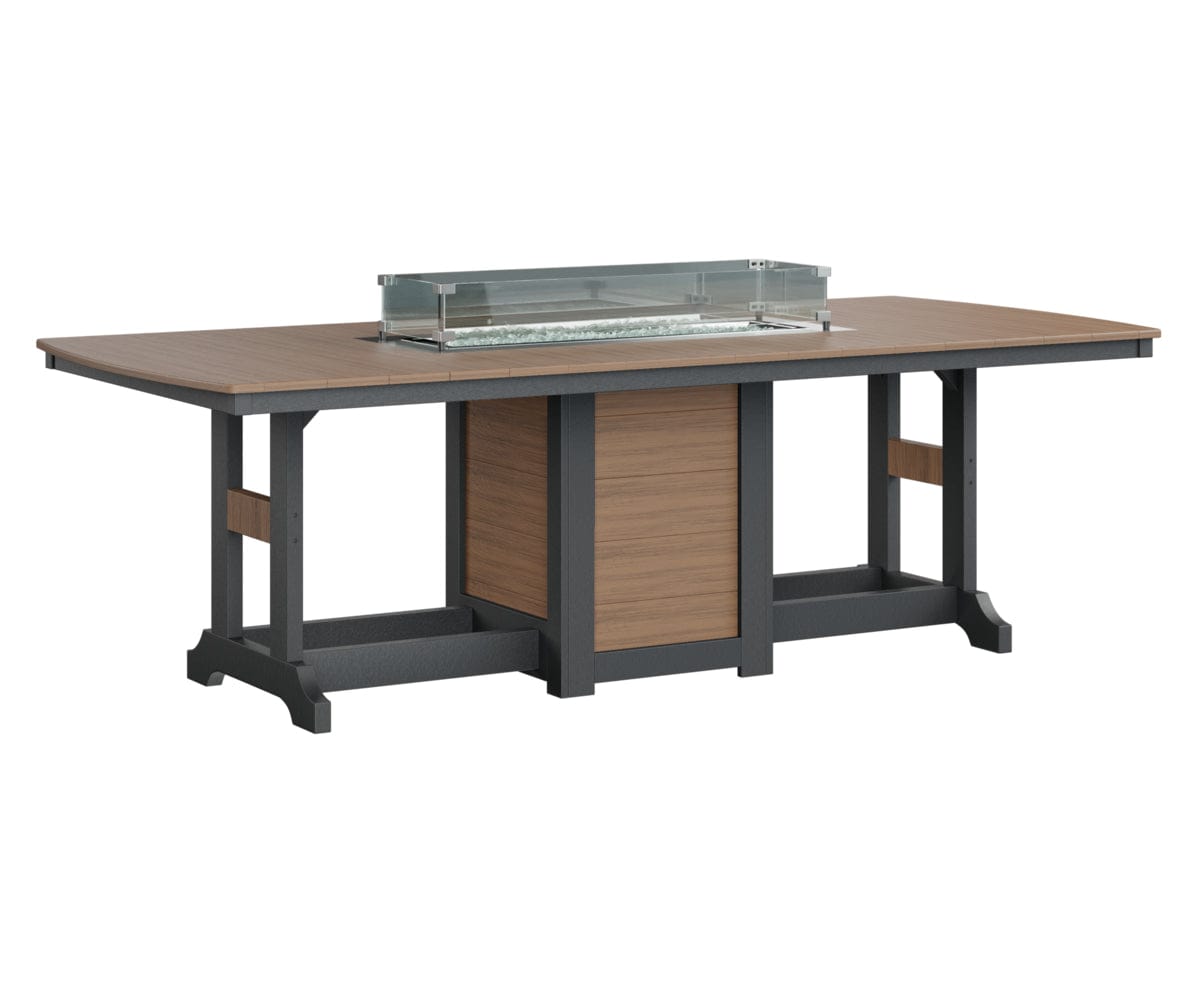 Berlin Gardens Garden Classic Fire Pit Poly Lumber Dining Table