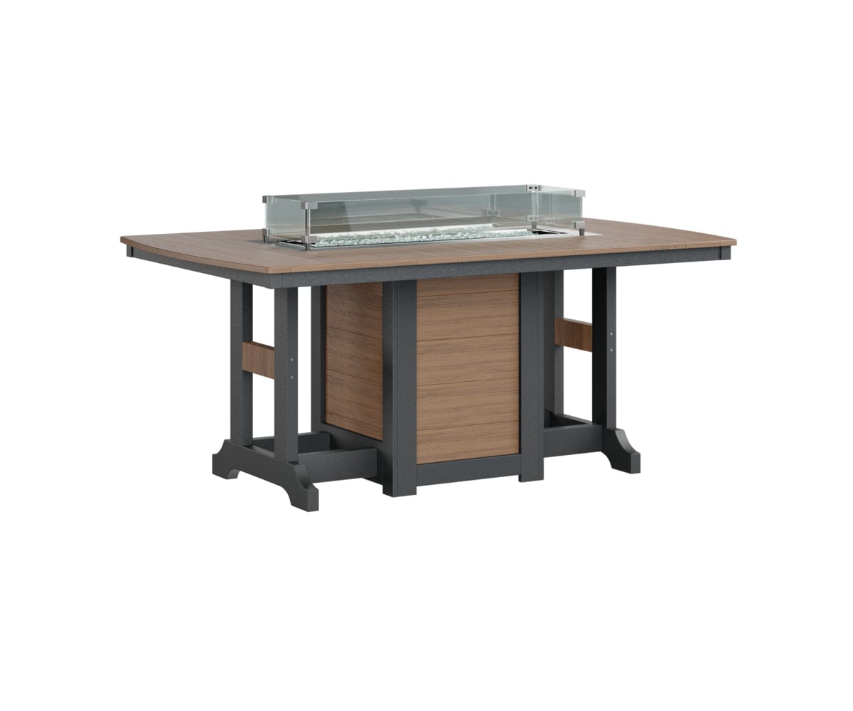 Berlin Gardens Garden Classic Fire Pit Poly Lumber Dining Table