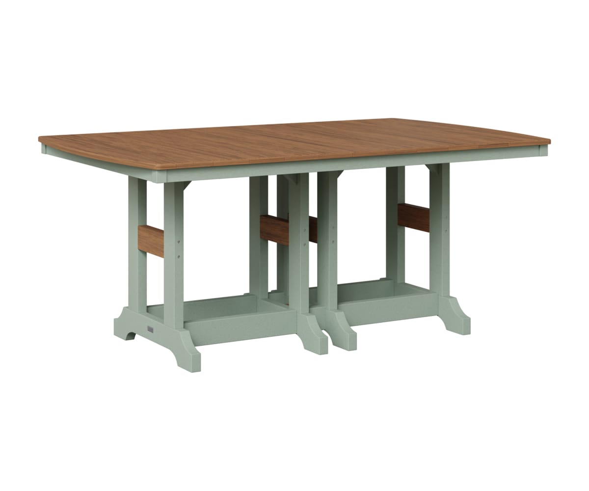 Berlin Gardens Classic Rectangular Poly Table & Bench Dining Set