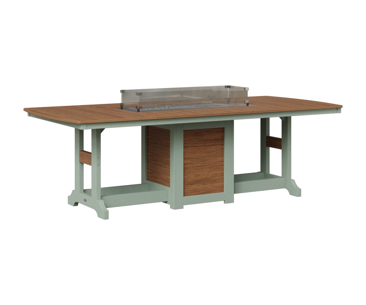 Berlin Gardens Garden Classic Fire Pit Poly Lumber Dining Table