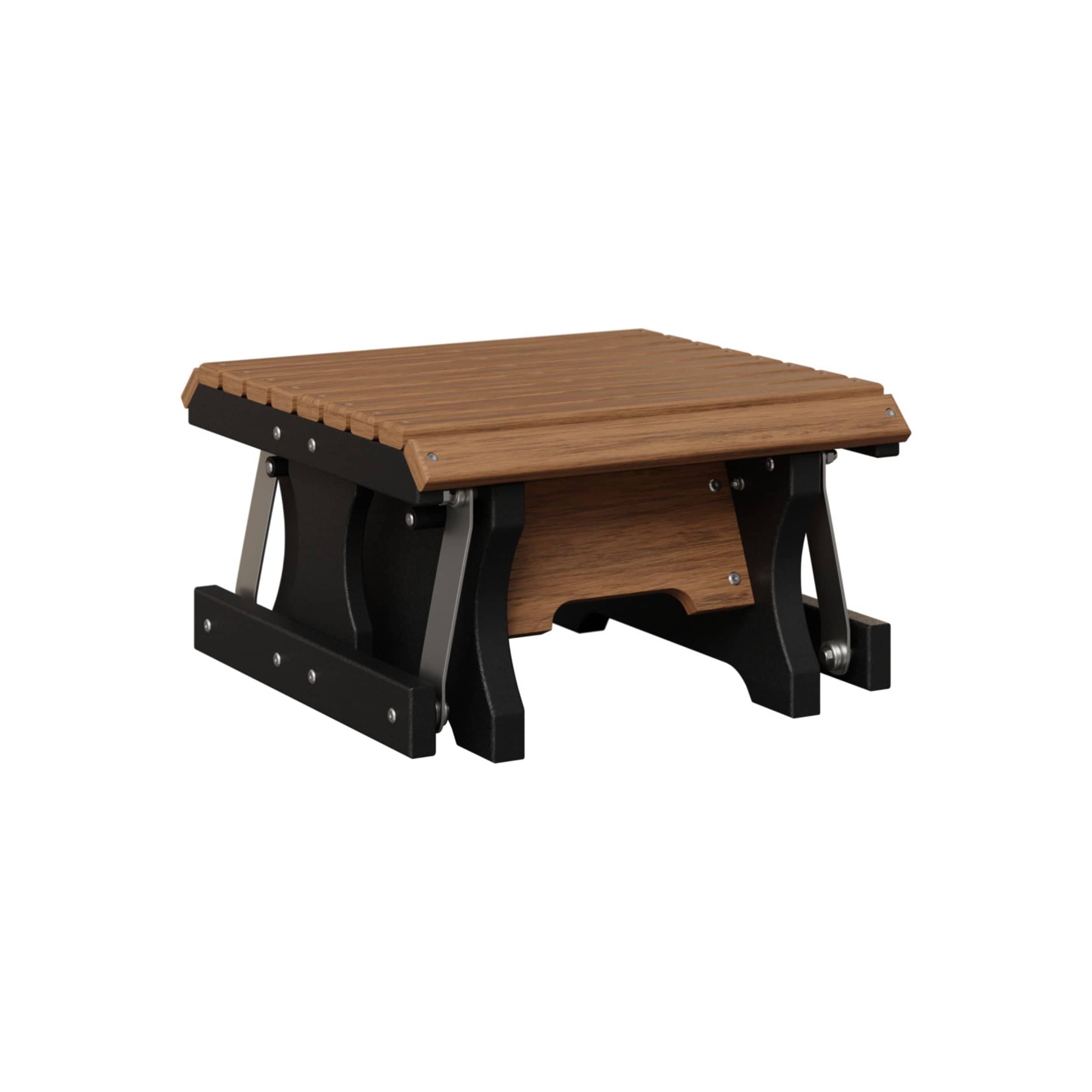 Berlin Gardens Poly Lumber Gliding Footstool