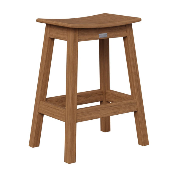 Berlin Gardens Saddle Poly Lumber Counter Stool