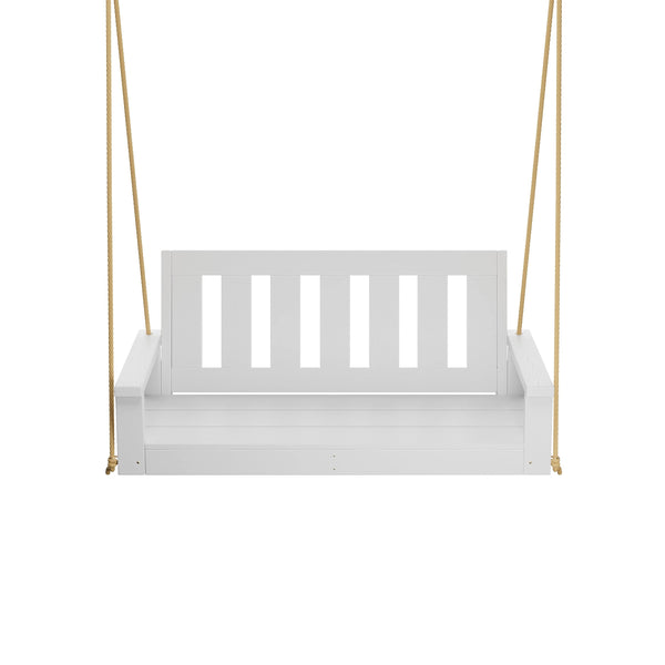 Porchgate Amish Heavy Duty 700 Lb 4-Foot Ardmore Porch Swing - Pure White