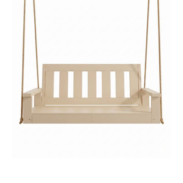 Porchgate Amish Heavy Duty 700 Lb 5-Foot Ardmore Porch Swing - Relaxed Khaki