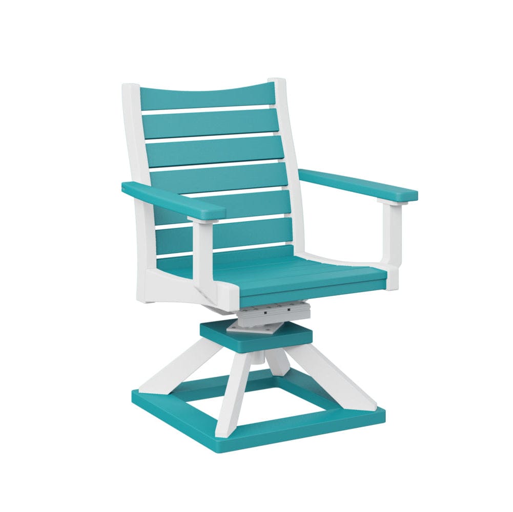 Berlin Gardens Bristol Swivel Rocker Poly Lumber Dining Chair