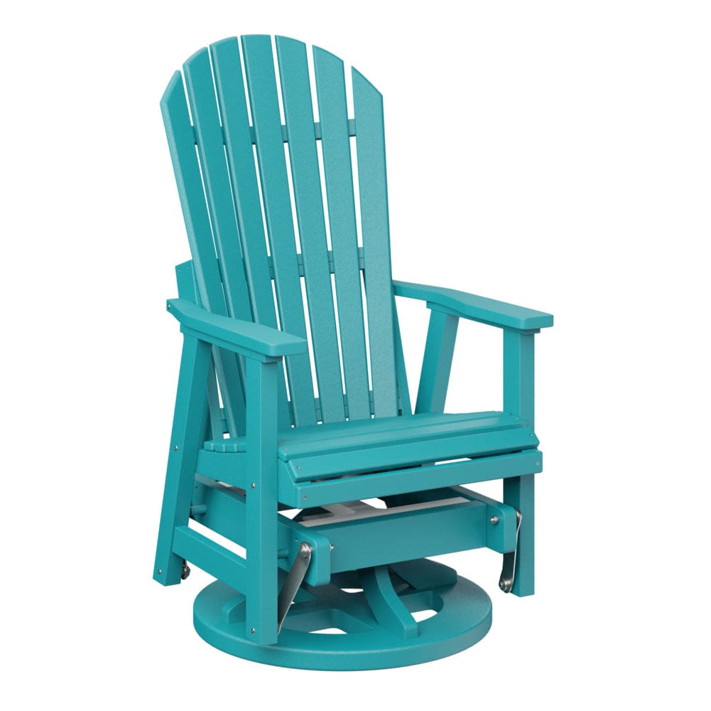 Berlin Gardens Comfo Back Poly Lumber Swivel Glider