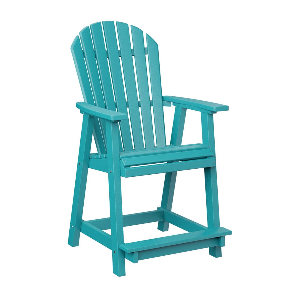 Berlin Gardens Comfo Back Poly Lumber Counter Chair
