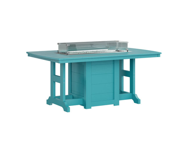 Berlin Gardens Garden Classic Fire Pit Poly Lumber Dining Table