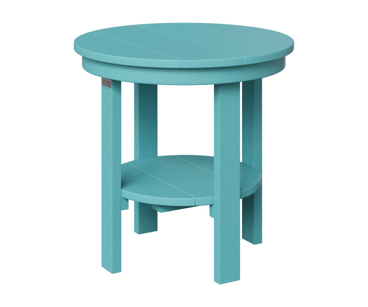 Berlin Gardens Poly Lumber Round End Dining Table