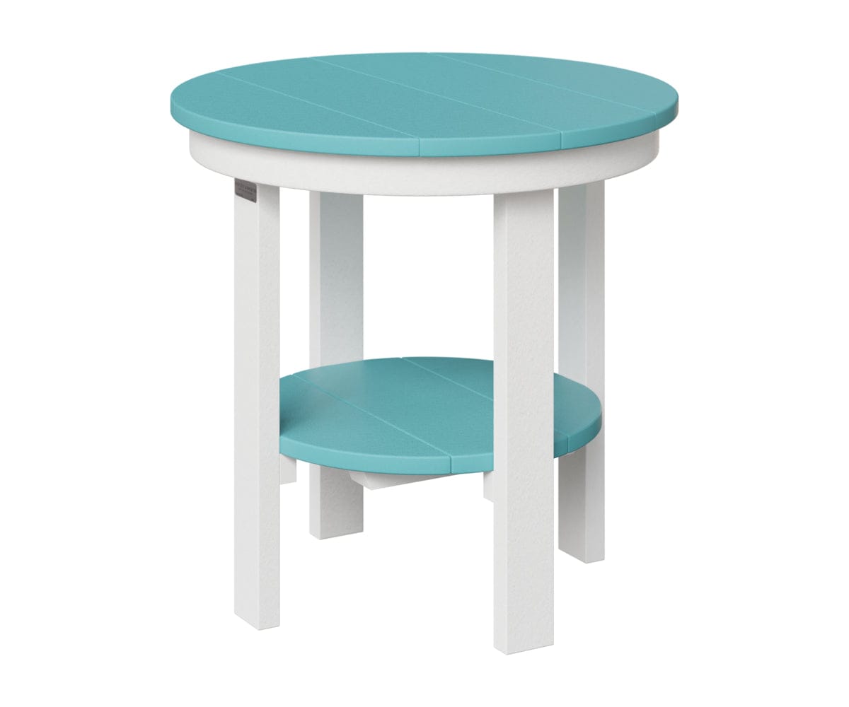 Berlin Gardens Poly Lumber Round End Dining Table
