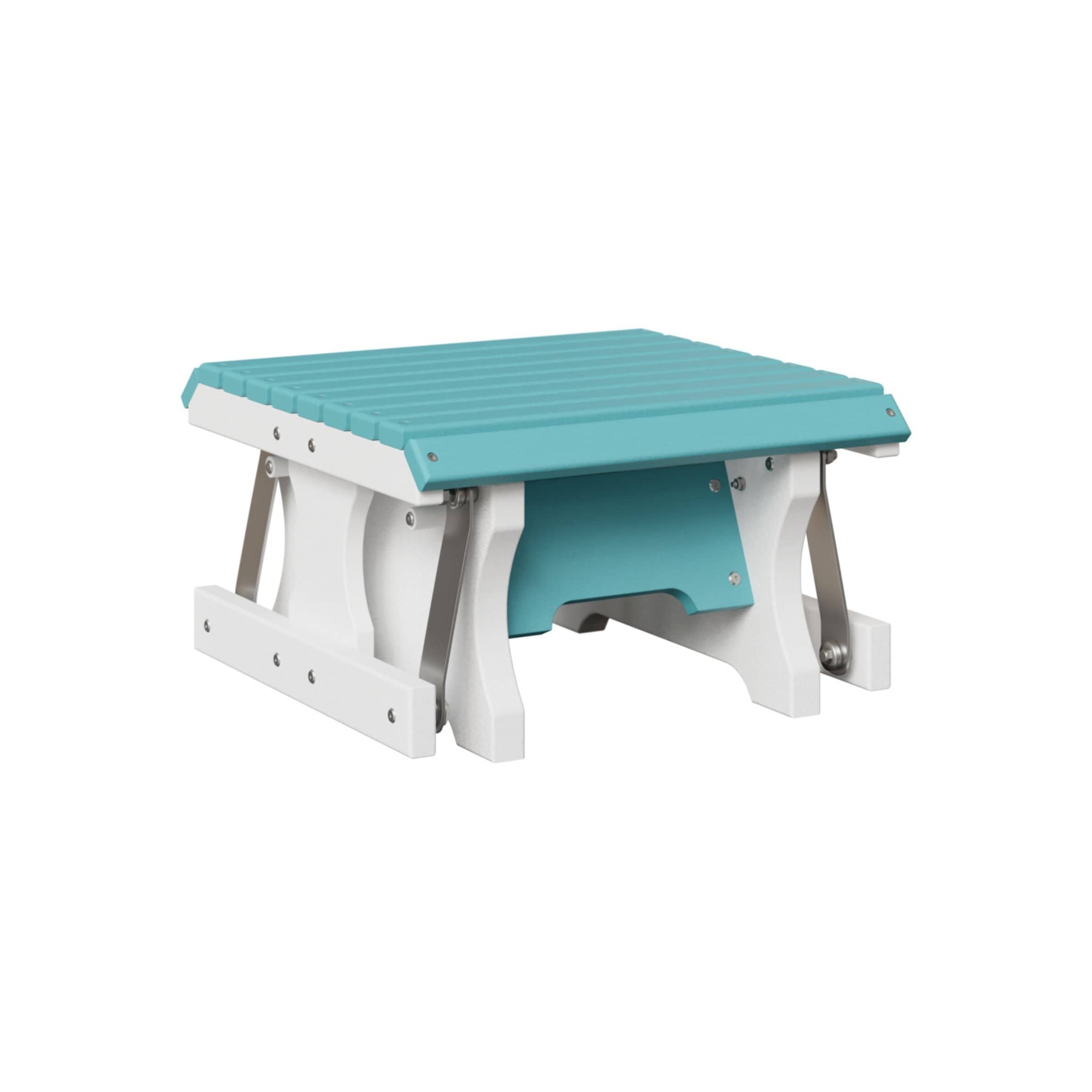 Berlin Gardens Poly Lumber Gliding Footstool