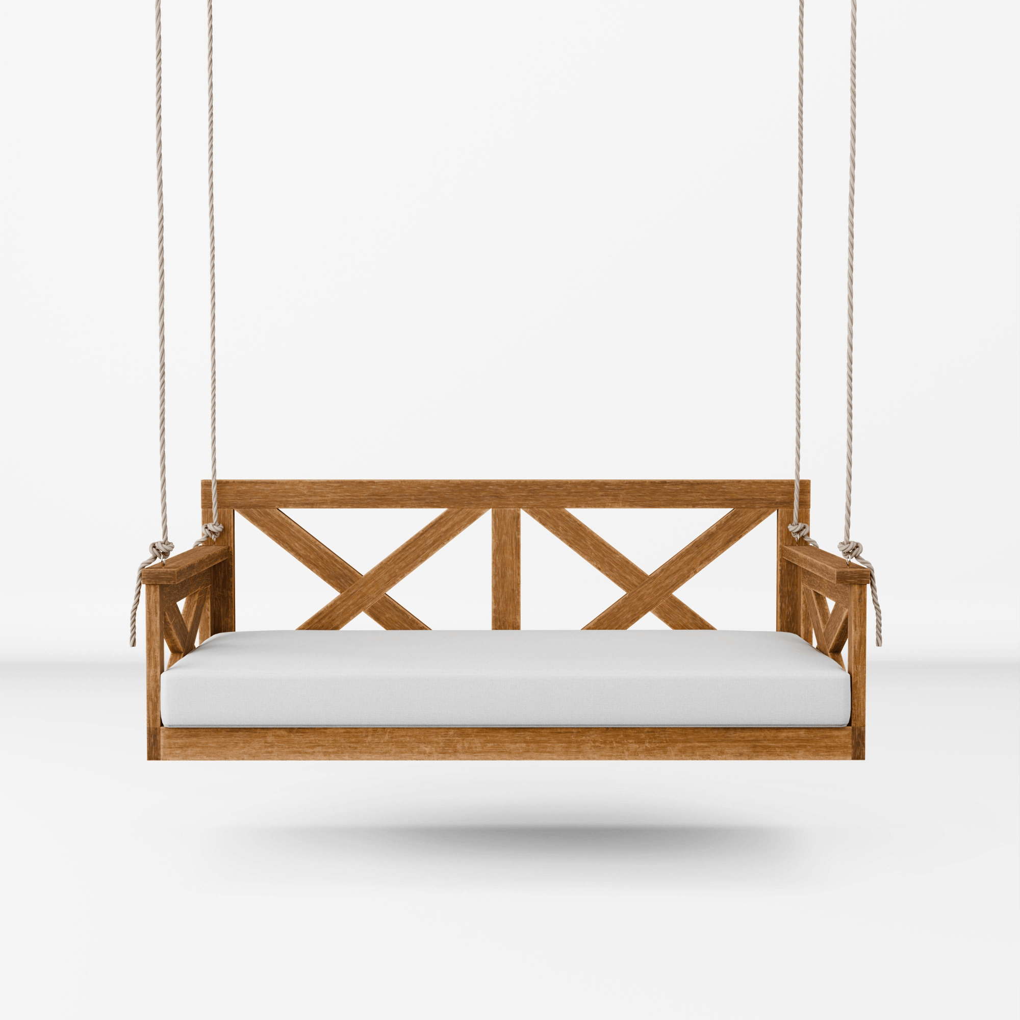 Amish Casual The Bradford Twin Swing Bed, Oak