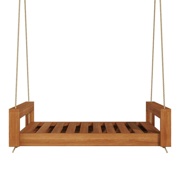 Amish Casual Lancaster Daybed Swing Bed, 6 Ft Cedar with Clearcoat