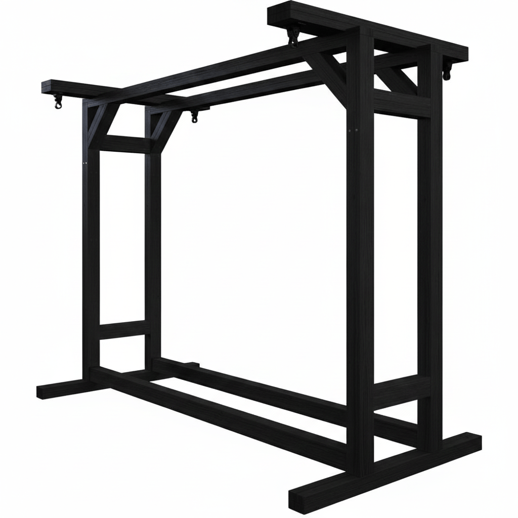 Amish Casual Swing Bed Stand