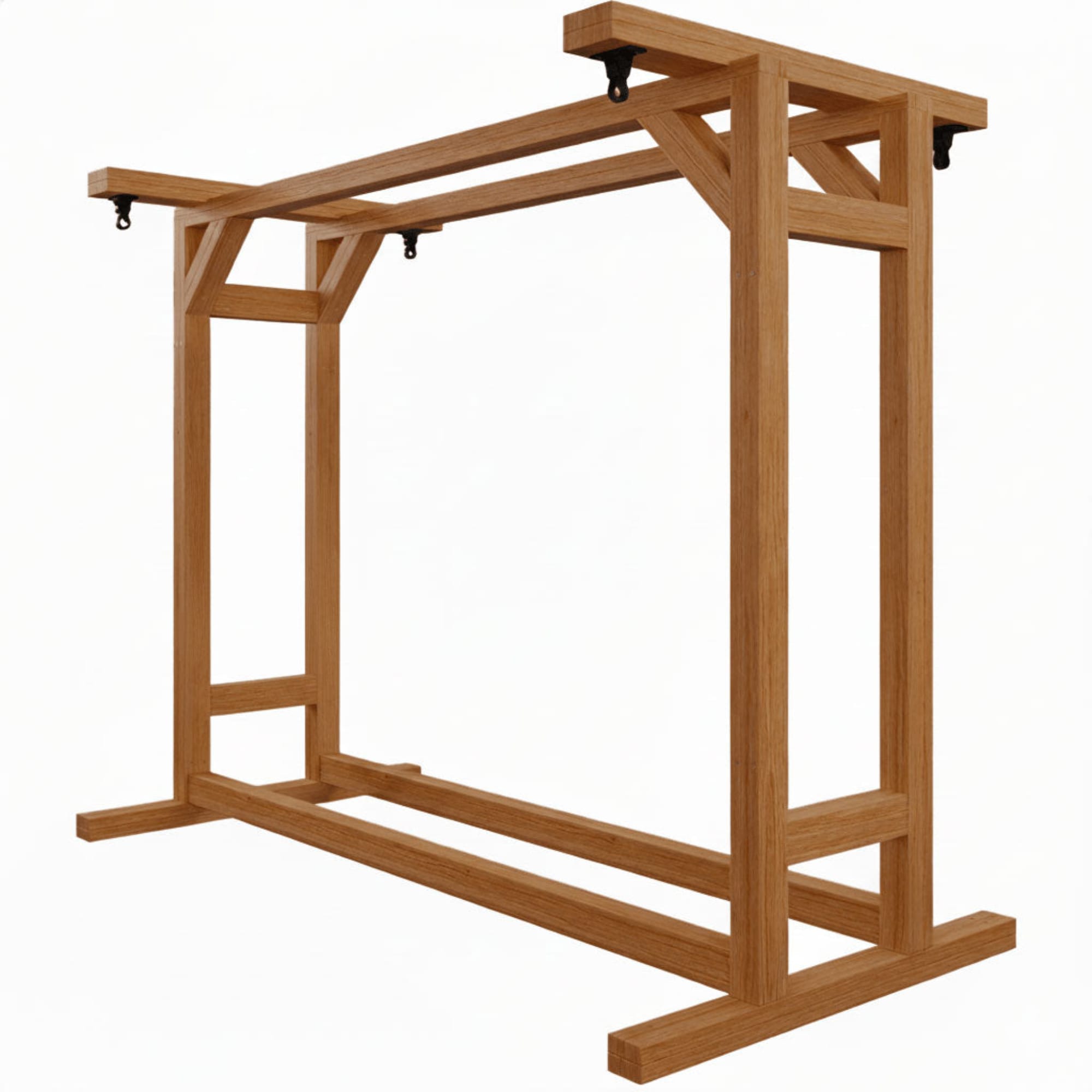 Amish Casual Treated Pine Swing Bed Stand