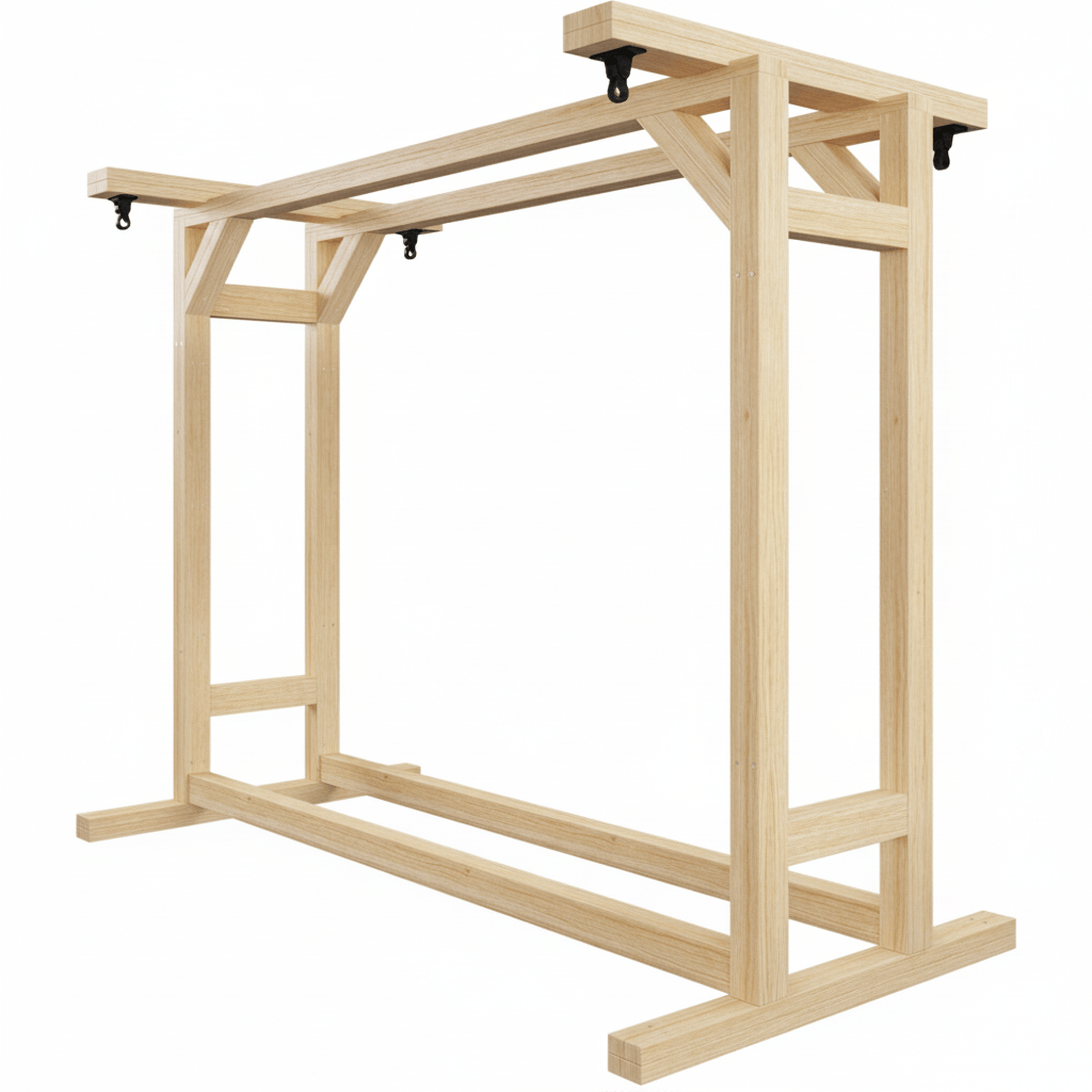 Amish Casual Swing Bed Stand