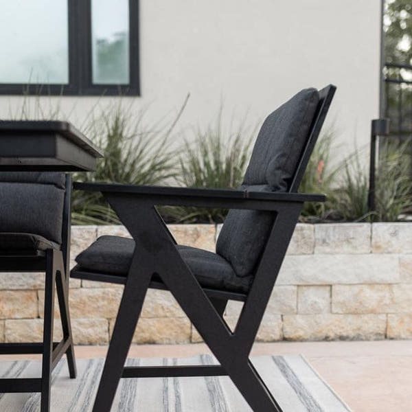 Berlin Gardens Kinsley Outdoor Poly Lumber Counter Arm Chair