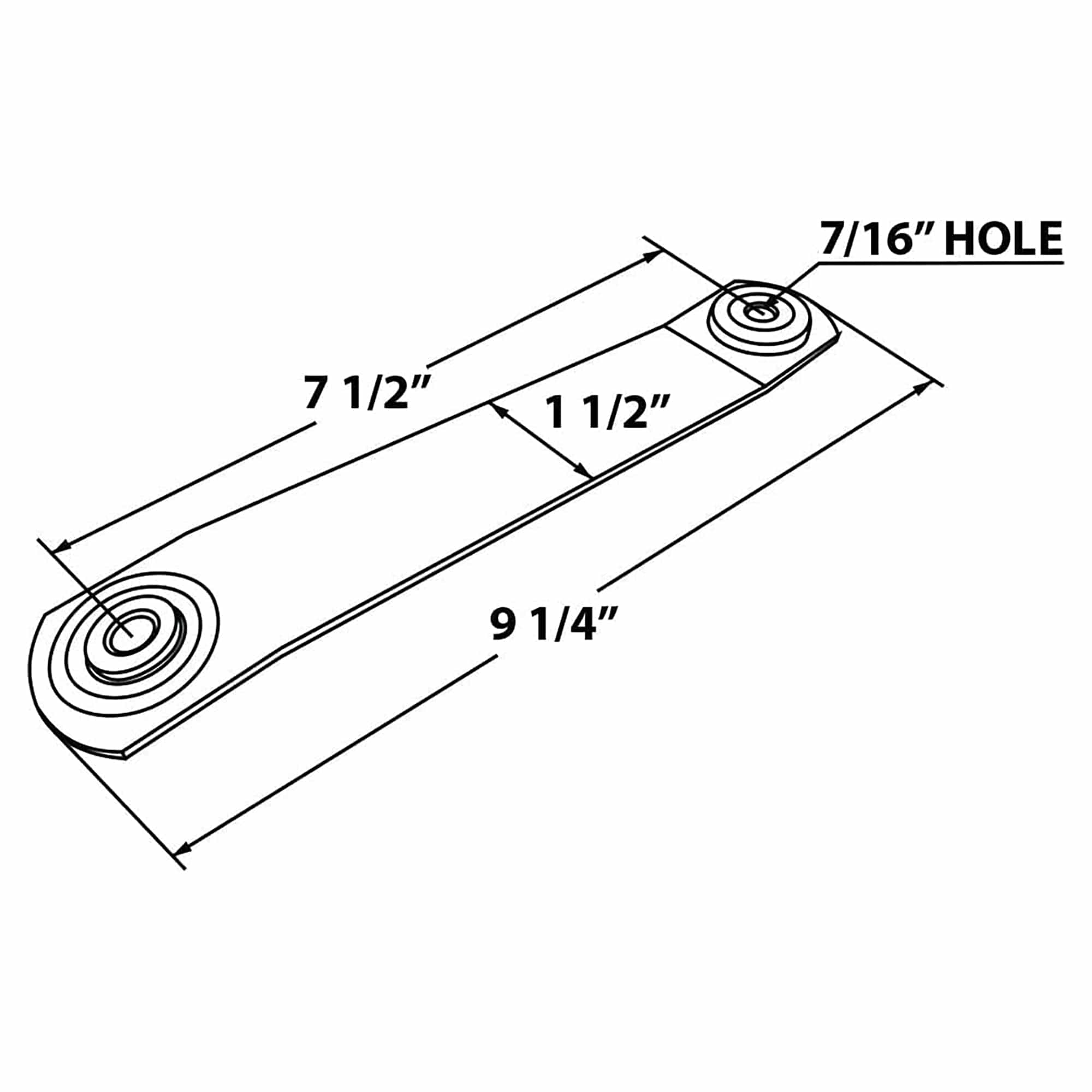 Barn-Shed-Play S/4 Glider Bearing Arm Brackets