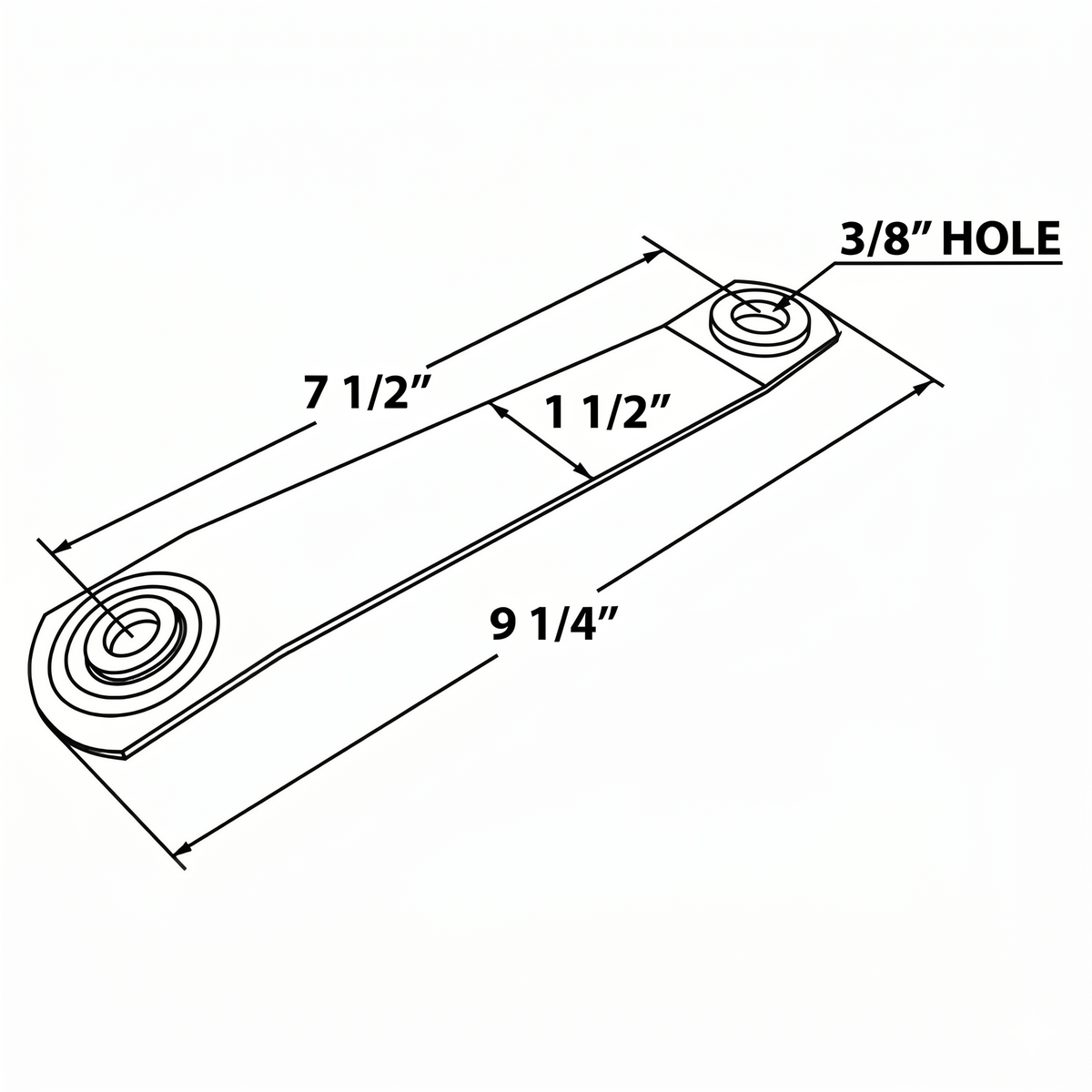 Barn-Shed-Play S/4 Stainless Steel Glider Bearing Arm Brackets