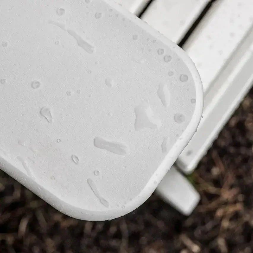 LuxCraft Poly Composite 4-Foot Rollback Outdoor Bench