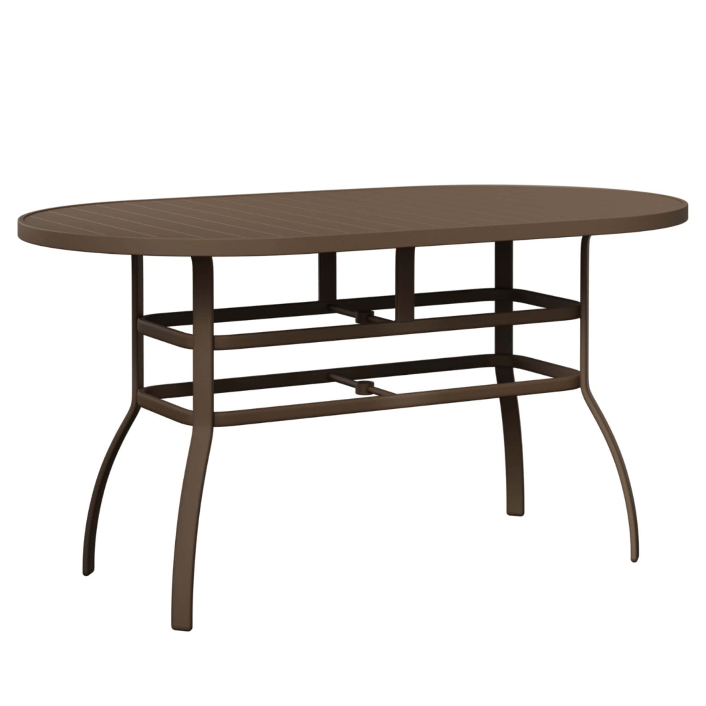 Berlin Gardens Murphy 76″ Aluminum Oblong Bar Table