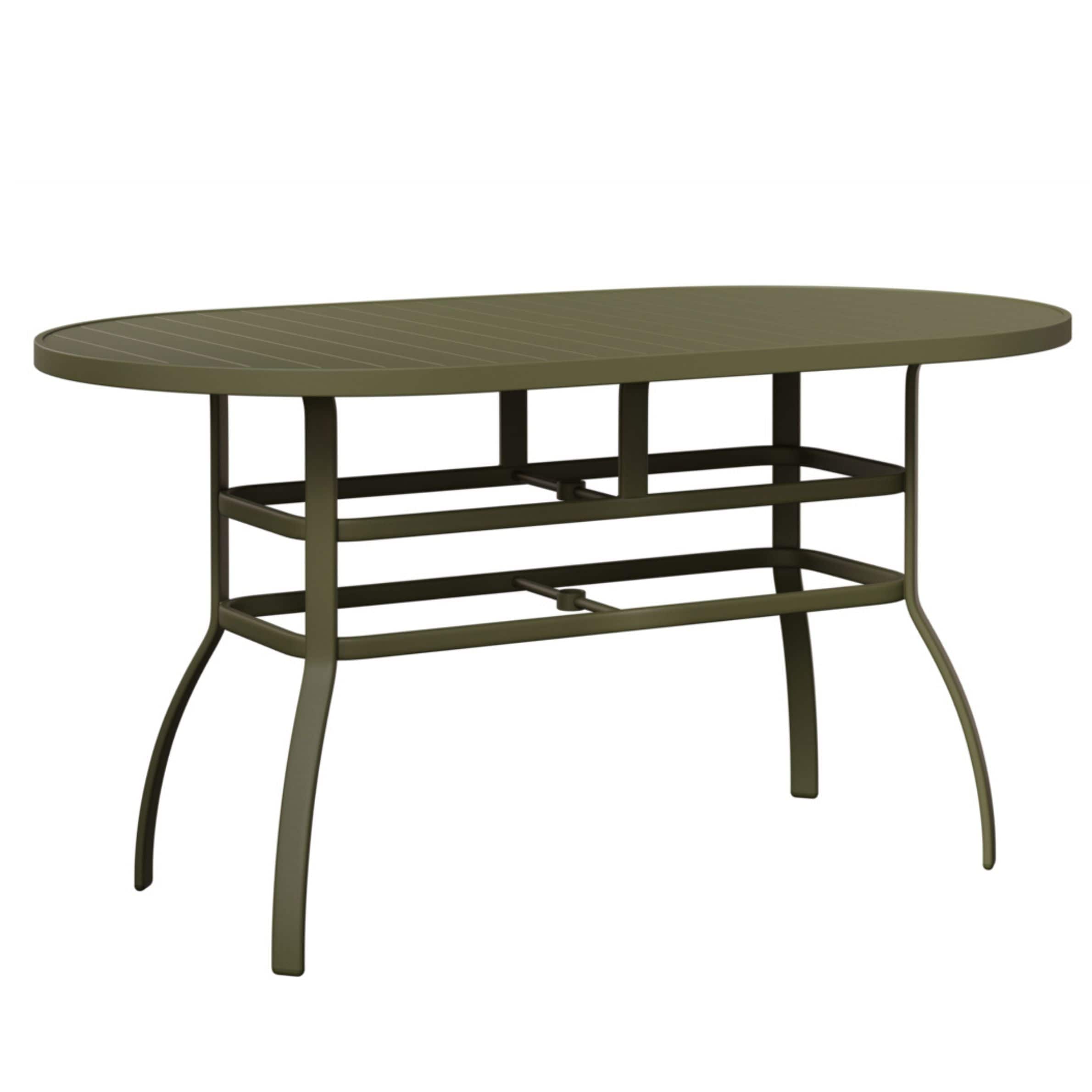 Berlin Gardens Murphy 76″ Aluminum Oblong Bar Table