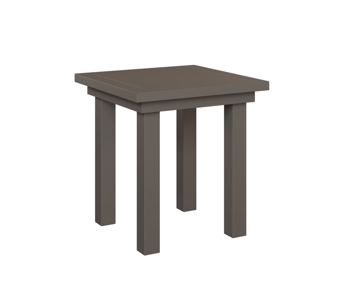 Berlin Gardens Vida Dining Height Aluminum End Table