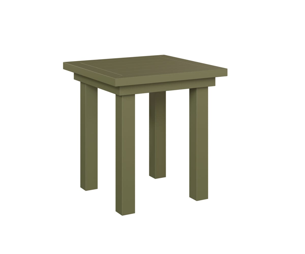Berlin Gardens Vida Dining Height Aluminum End Table