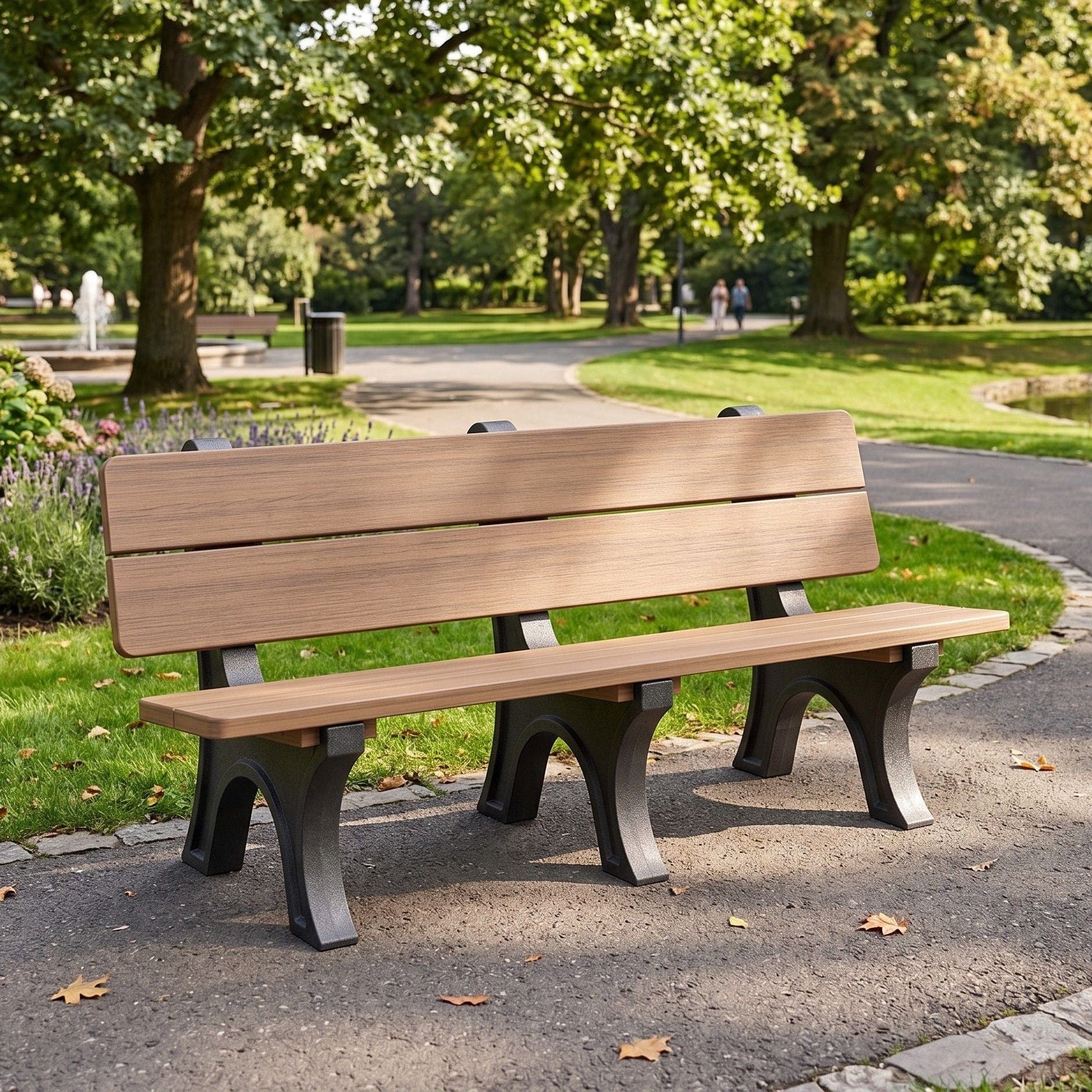 Berlin Gardens Poly Lumber Park Bench