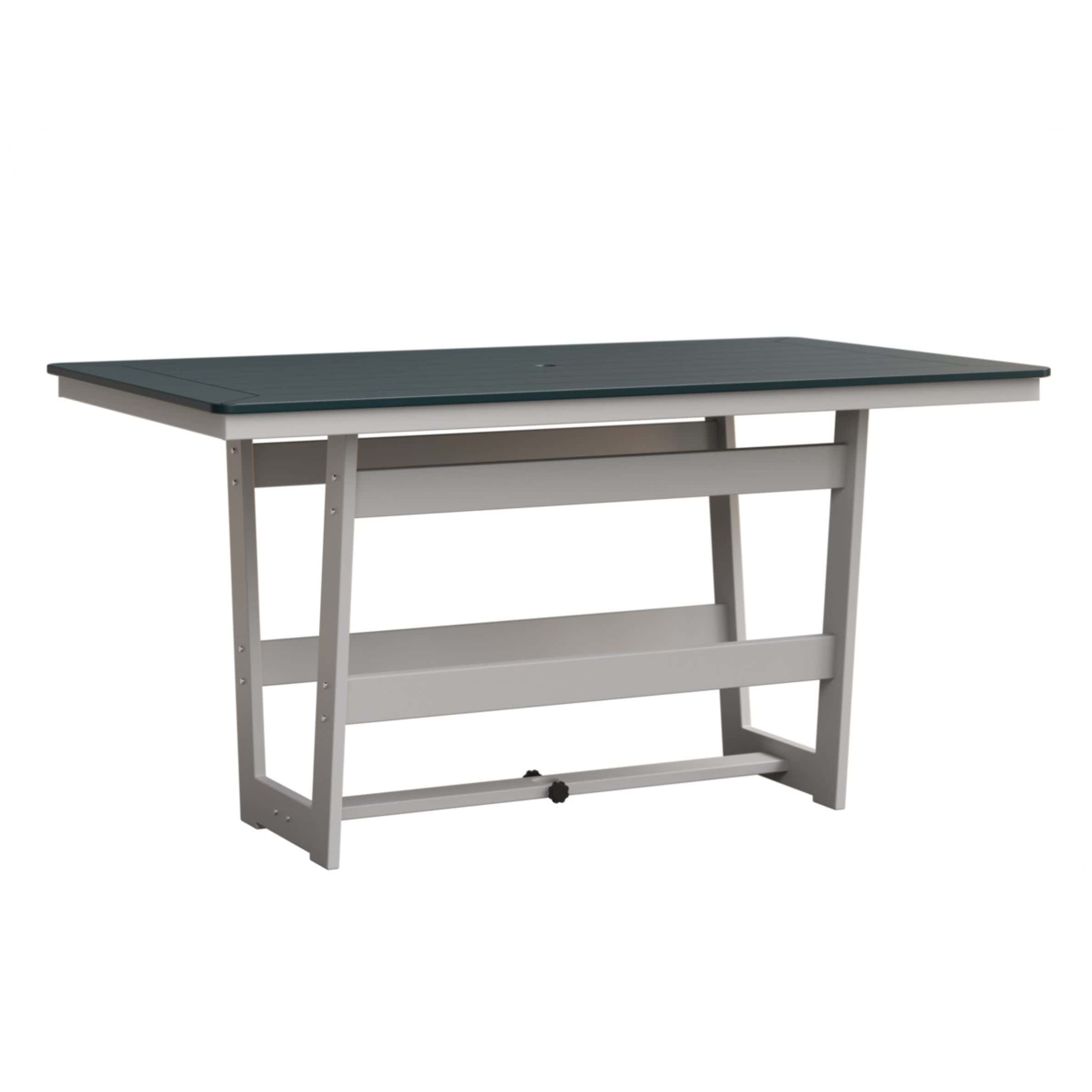 Berlin Gardens Hudson 70" Outdoor Poly Lumber Rectangular Counter Height Table