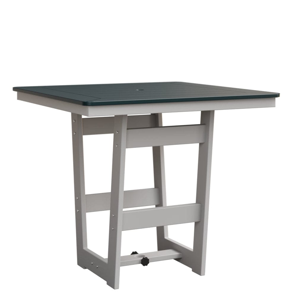 Berlin Gardens Hudson 40" Outdoor Poly Lumber Square Bar Table