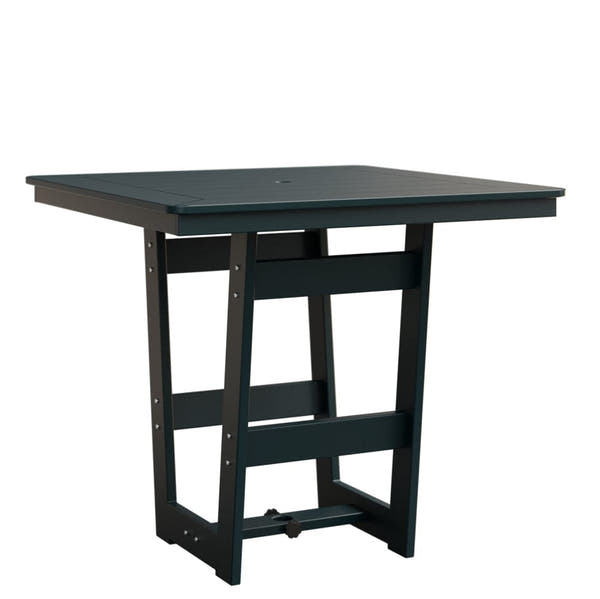 Berlin Gardens Hudson 40" Poly Outdoor Bar Height Square Dining Table