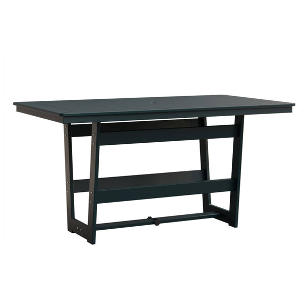 Berlin Gardens Hudson 70" Outdoor Poly Lumber Rectangular Counter Height Table