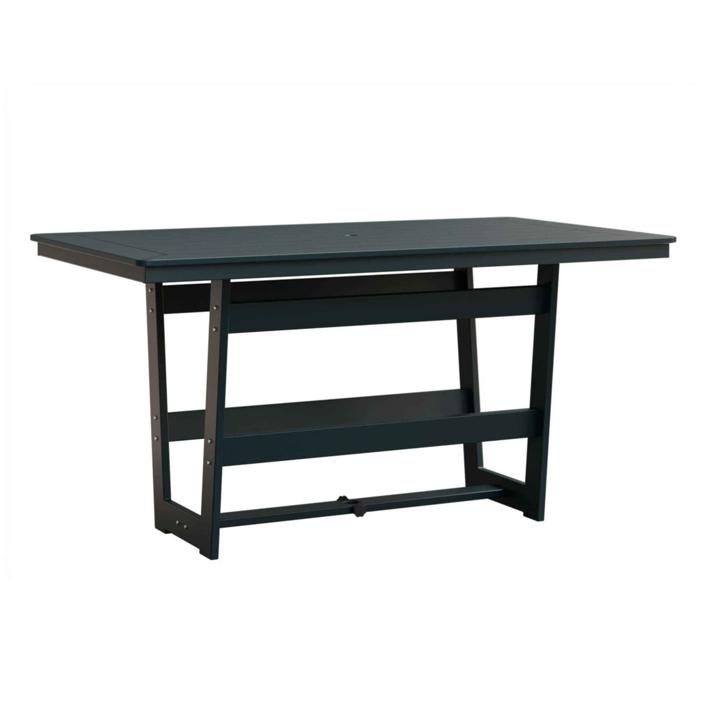 Berlin Gardens Hudson 70" Outdoor Poly Lumber Rectangular Counter Height Table