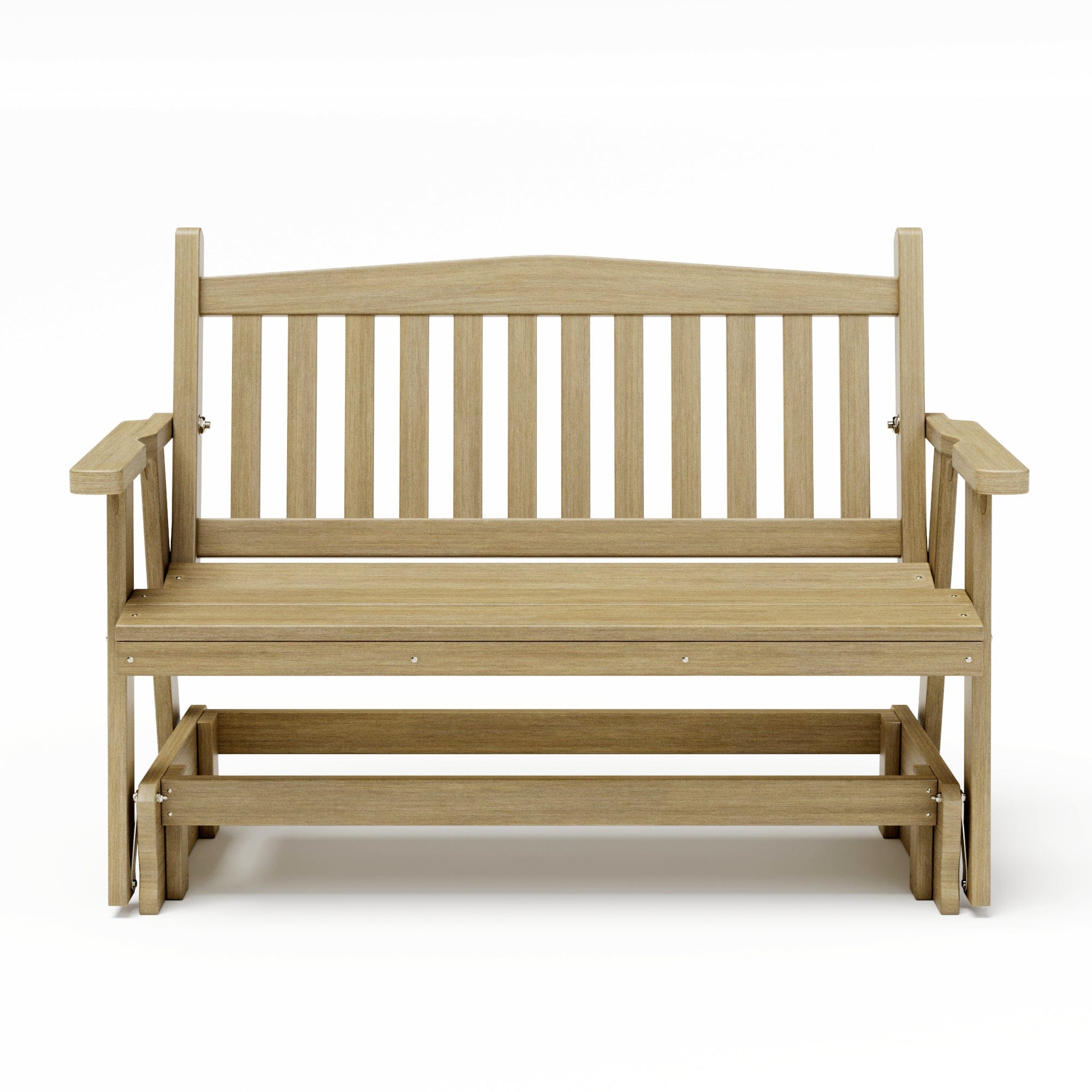 SimplyPoly Amish Made Mission Recycled Plastic Porch Glider