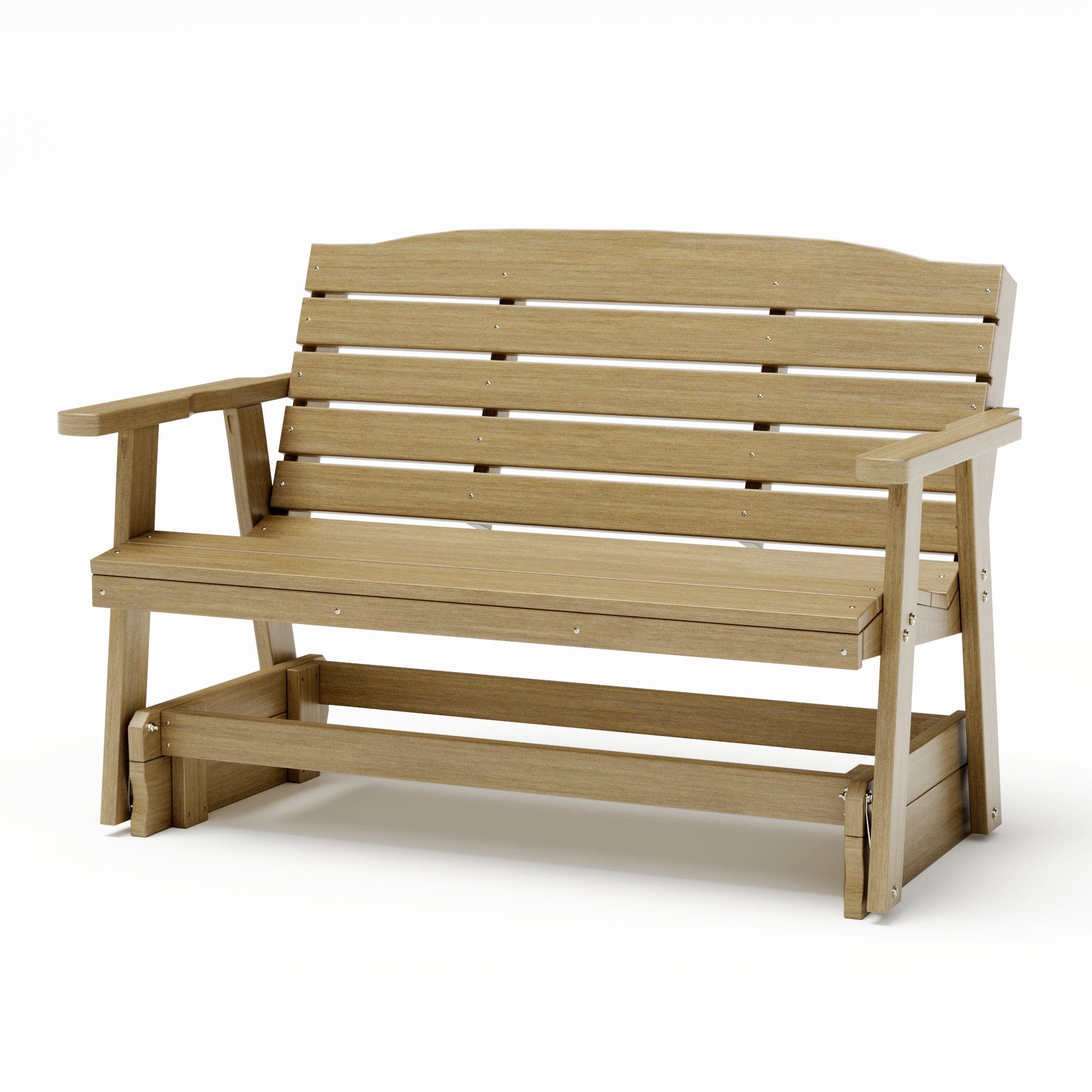 SimplyPoly Amish Made Classic Recycled Plastic Porch Glider