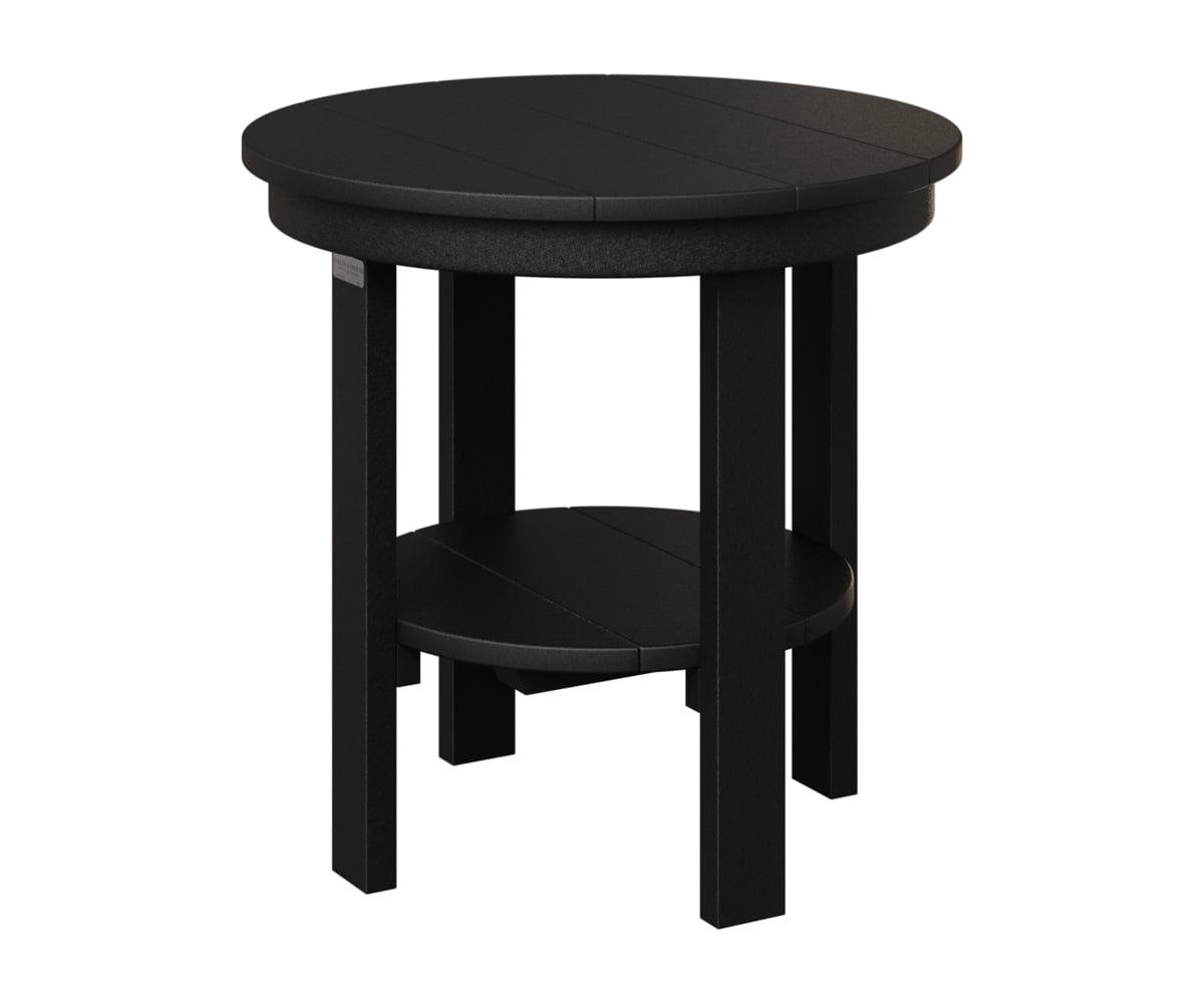Berlin Gardens Poly Lumber Round End Dining Table