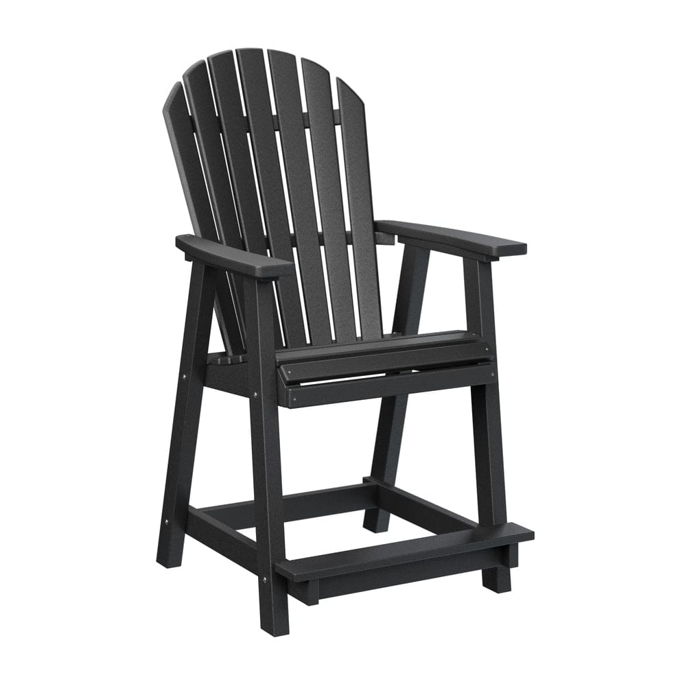 Berlin Gardens Comfo Back Poly Lumber Counter Chair