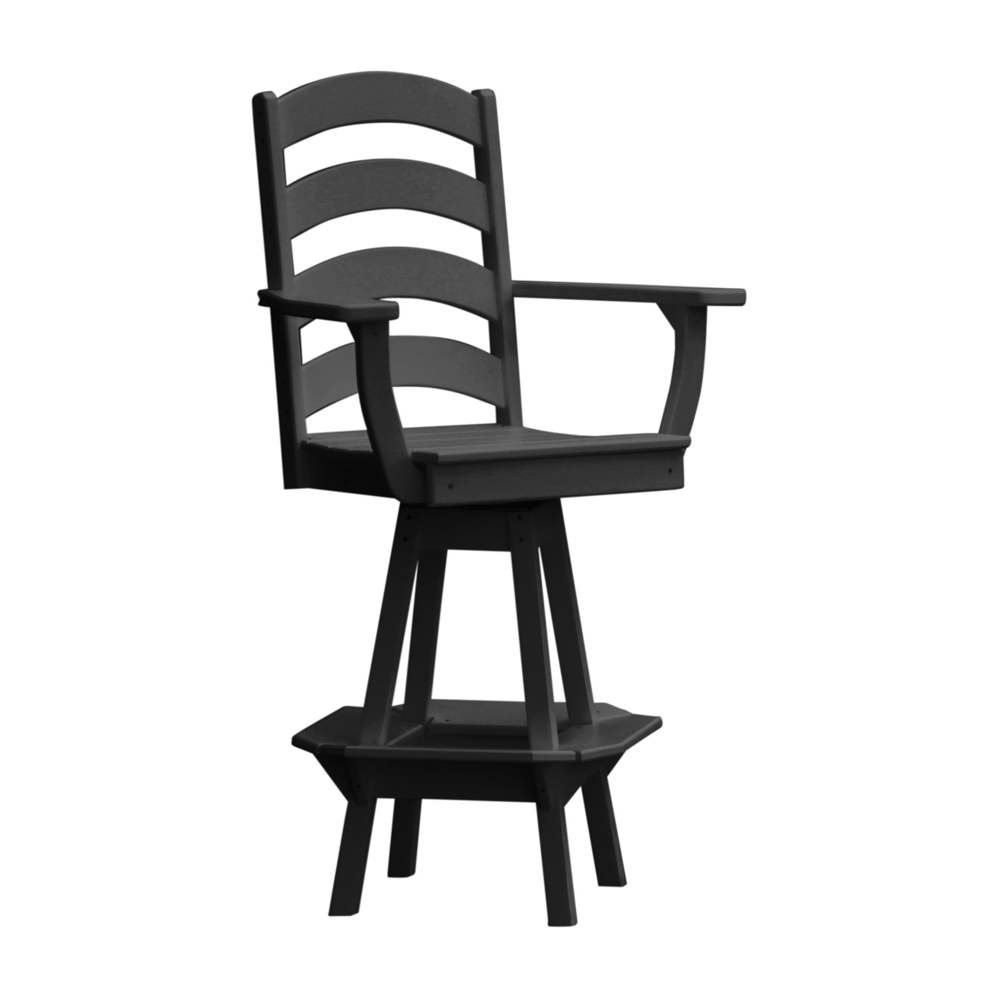 Keystone Amish Co. Josie Poly Composite Swivel Bar Chair