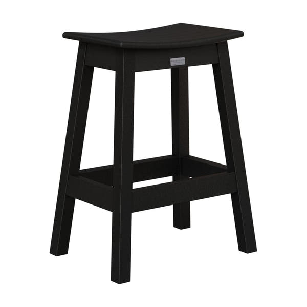 Berlin Gardens Saddle Poly Lumber Counter Stool