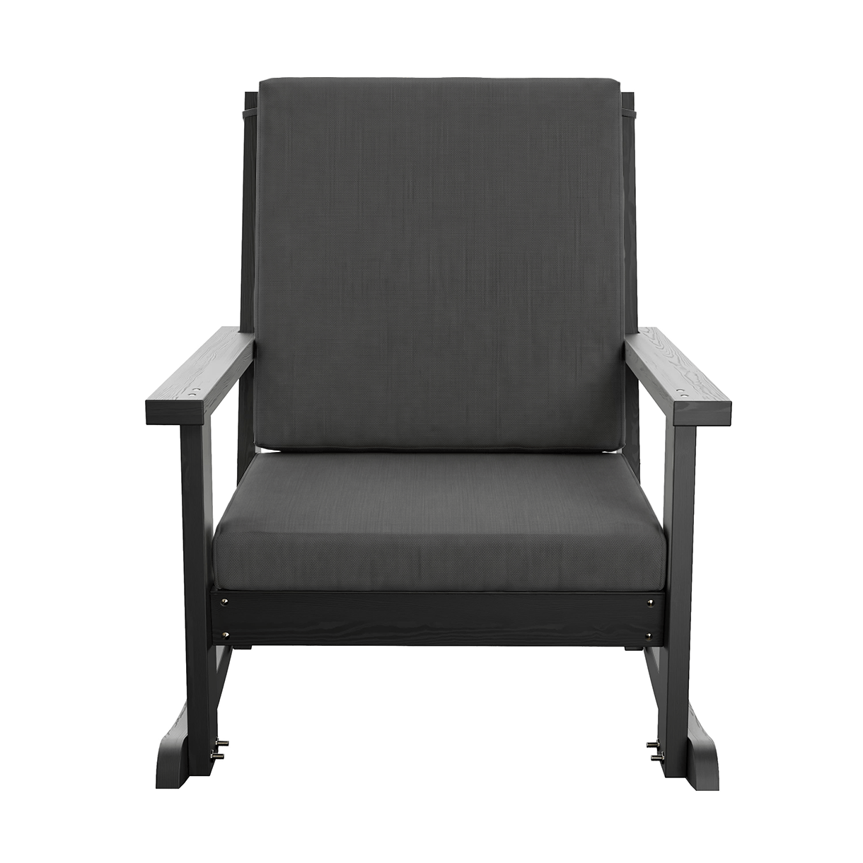 Amish Casual Deep Seated Outdoor Rocking Chair with Cushion